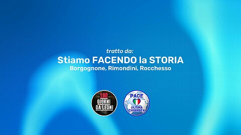 tratto da: Stiamo FACENDO la STORIA Borgognone, Rimondini, Rocchesso