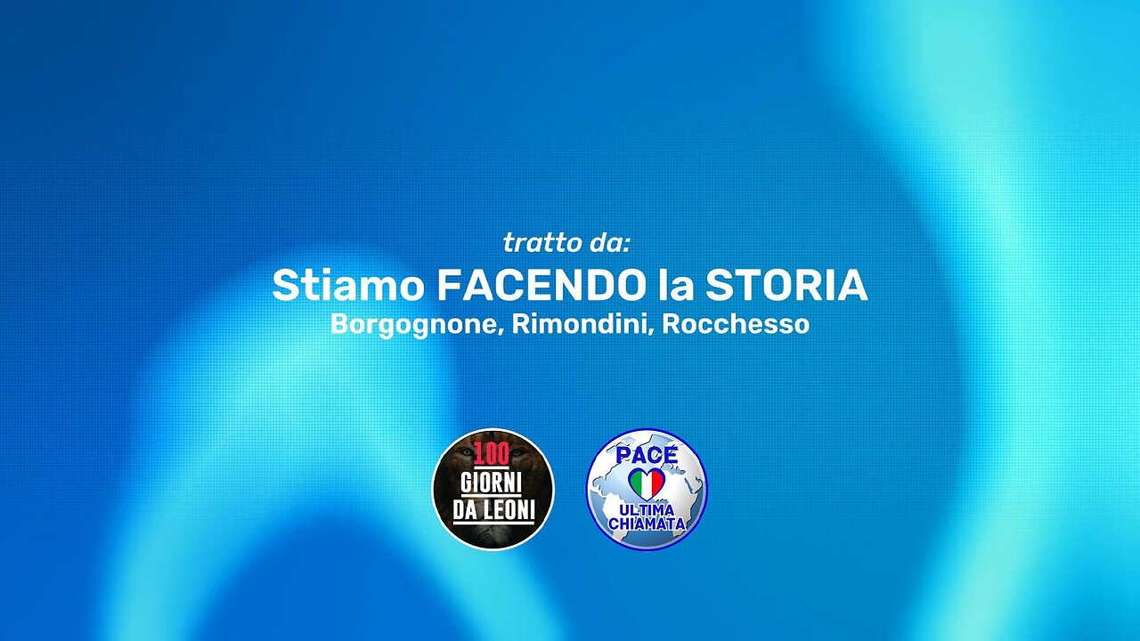 tratto da: Stiamo FACENDO la STORIA Borgognone, Rimondini, Rocchesso