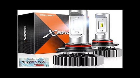 SEALIGHT X1 Series LED Car Headlight Bulbs Front Light Hi & Low Review