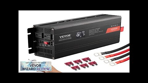 VEVOR Pure Sine Wave Inverter 2000 Watt DC 12V to AC 120V Review