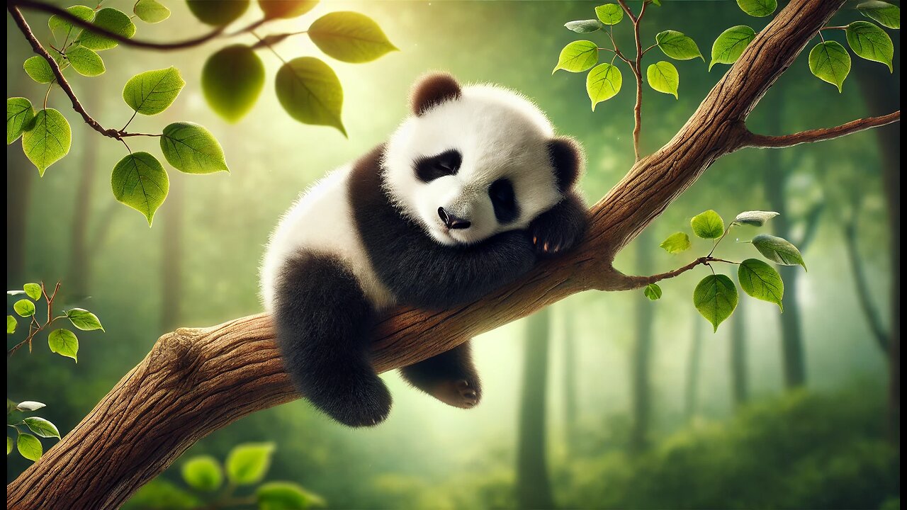 Tired panda