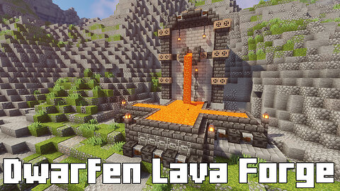 Minecraft Dwarven Lava Forge - The Heat of the Depths