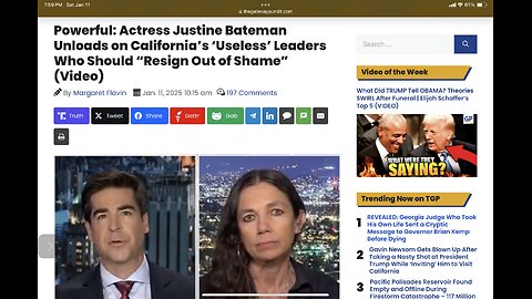 Actress Justine Bateman Unloads on California’s ‘Useless’ Leaders Who Should “Resign Out of Shame”