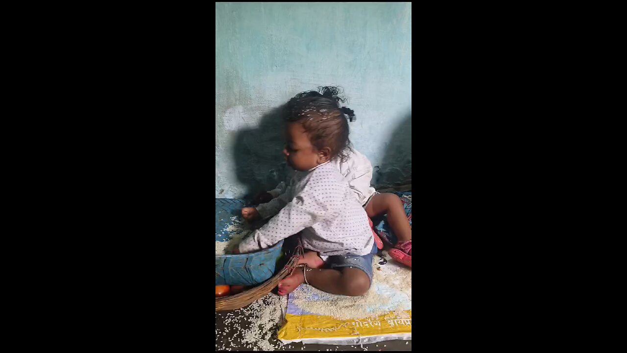 Baby playing #follow