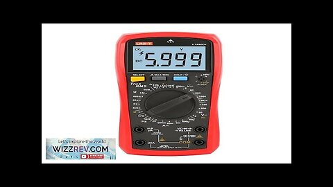 UNI-T UT890D+ True RMS Digital Multimeter Manual Range AC DC Current Voltage Review