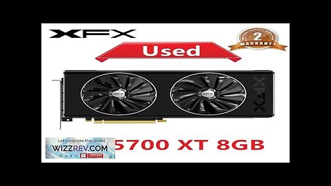 XFX RX 5700XT RX5700 XT 8GB Office Graphics Card GPU AMD RadeonRX Review