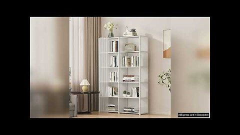 Multi-layer Storage Rack Dustproof Wardrobe Storage Cabinet Multifunctional Bookshelf Review