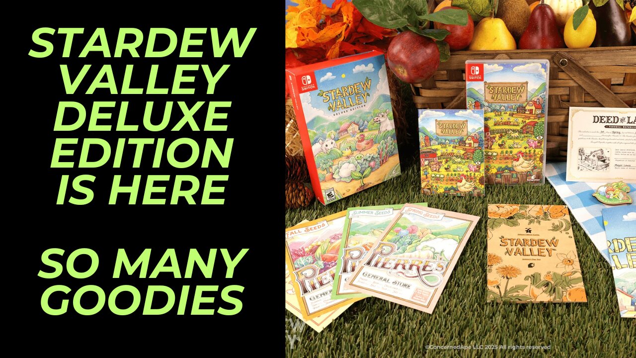 Stardew Valley Deluxe Physical Edition for Nintendo Switch is Here! Fans Shouldn't Miss These Extras