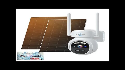 Hiseeu WTDK05-Q 4MP PTZ Solar Powerd Camera Wireless Night Vision PIR Humanoid Review