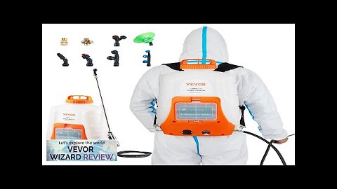 VEVOR Battery Powered Backpack Sprayer 4 Gal Tank 0-90 PSI Adjustable Pressure Review