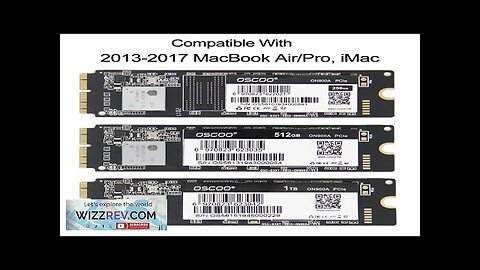 256GB 512GB 1TB SSD for Macbook Air A1465 A1466 EMC2631 2632 2925 Review