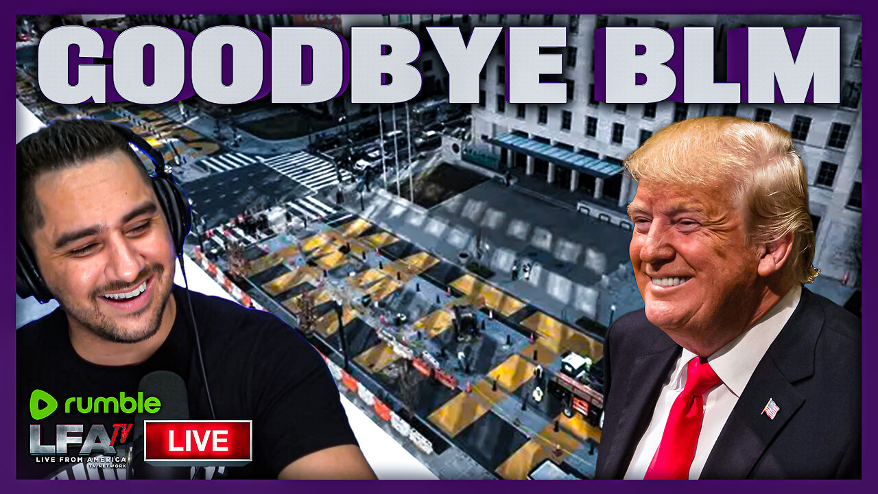 DC DISMANTLES BLM PLAZA | BASED AMERICA 3.10.25 6PM