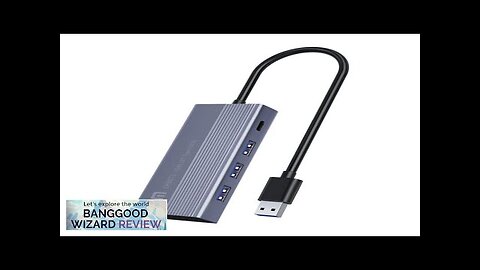 DM CHB073 7-in-1 USB3.1 Hub Docking Station USB Adapter with USB3.1*7 USB-C Review