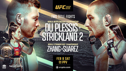 UFC 312: Du Plessis vs Strickland 2 | February 8