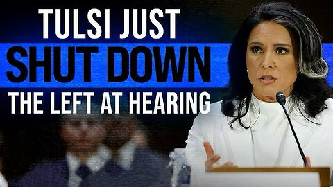 RAW: Tulsi Gabbard Senate Confirmation Hearing for Director of National Intelligence (1/30/25)