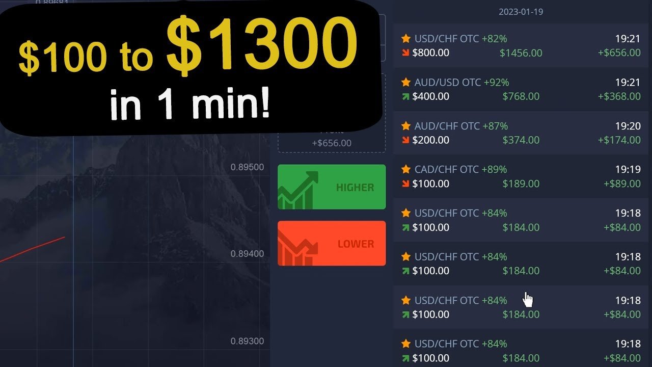 $100 to $1300 in 1 Minute