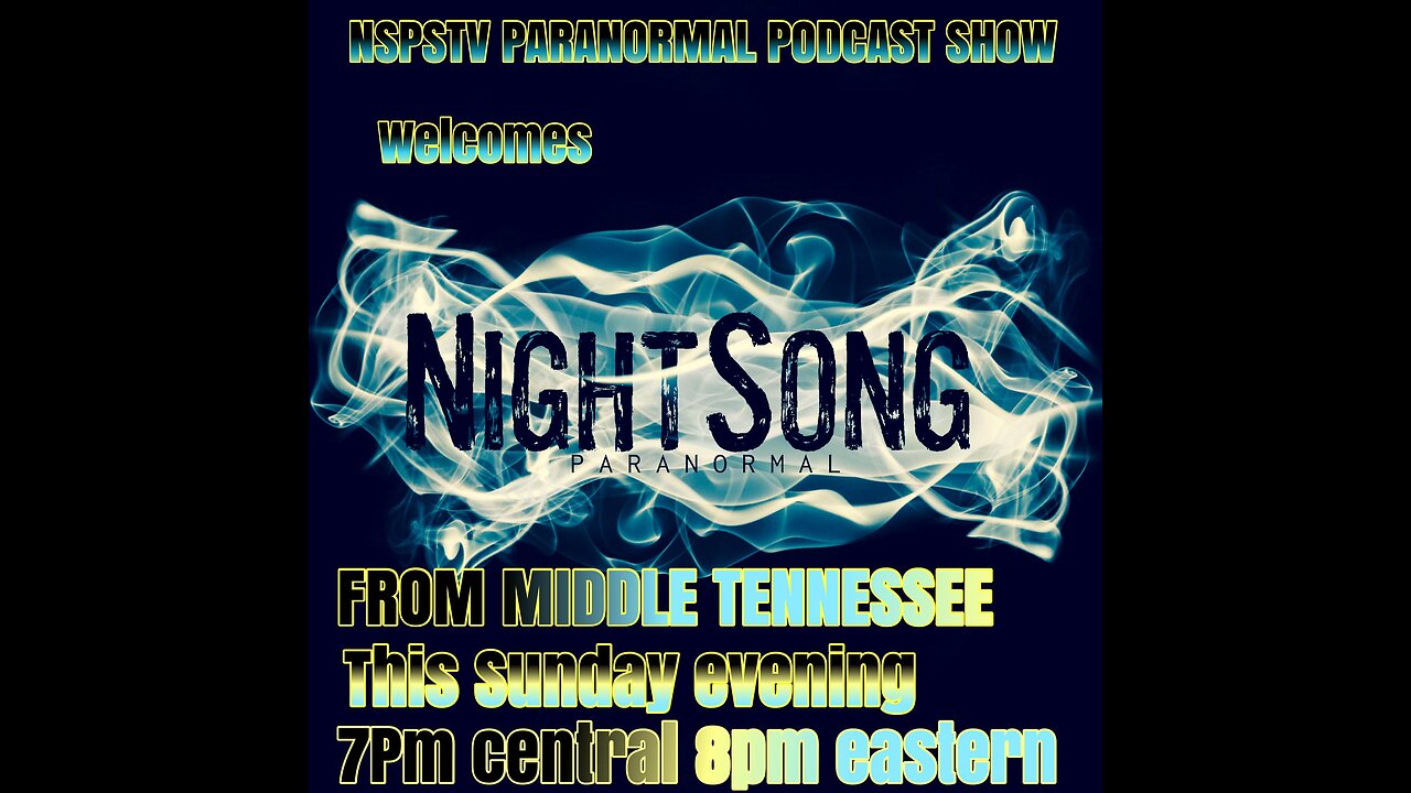 NIGHTSONG PARANORMAL FROM MIDDLE TENNESSEE