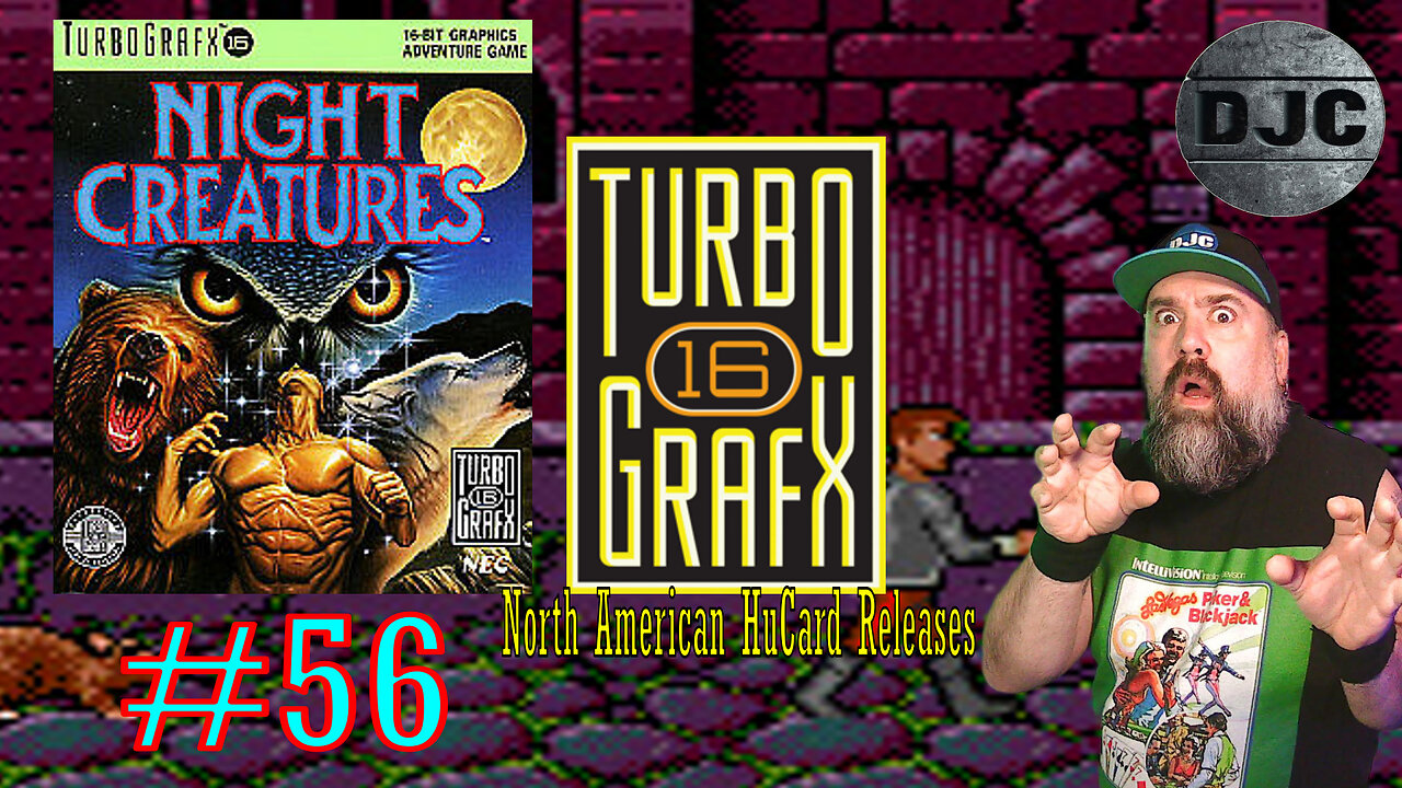 Turbografx 16 North American Hucard Releases #56 - "Night Creatures"