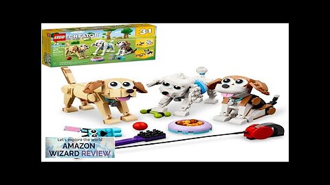 LEGO Creator 3 in 1 Adorable Dogs Building Toy Set Gift Review