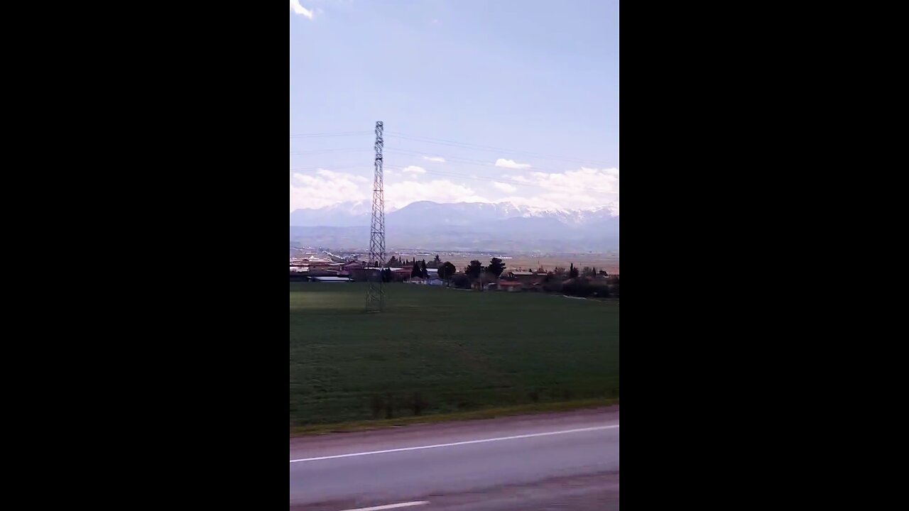 Mirando la Nieve en Turquía 🇹🇷 Desde el Bús Video #2 (Año 2023)