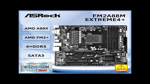 ASROCK FM2A88M extreme4+ Motherboards Socket FM2 FM2+ AMD A88X A88 DDR3 64GB Review