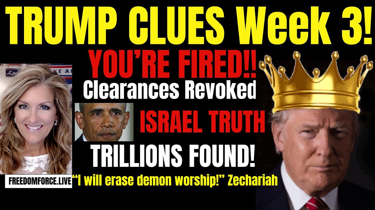 Trump Clues from the Golden Age Week 3! Sunday 2-9-25 11 AM CST