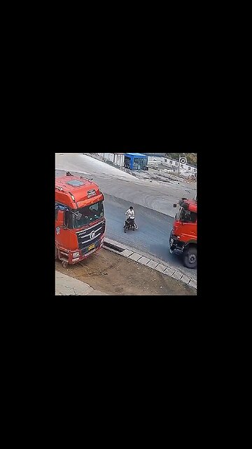 Two Young Boys Recklessly Drive Into The Road On A Scooter And Cause A Massive Amount Of Damage