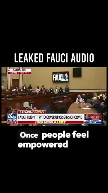 Fauci Busted Discussing Strong Arming The Public To Get Vaccinated