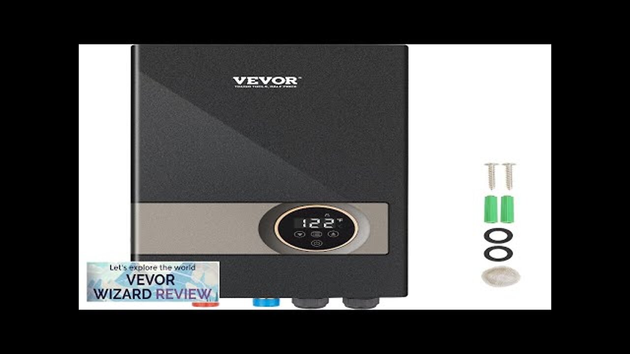 VEVOR Instant Water Heater 18kw Electric Tankless Water Boiler Digital Temperature Display Review