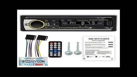 JSD-520 Car Radio MP3 Player USB SD Card AUX IN FM bluetooth Review