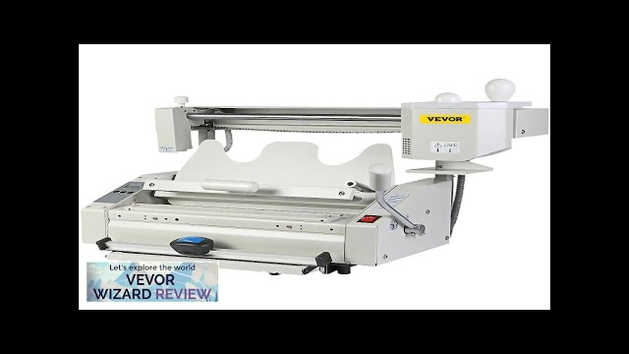 VEVOR Wireless Glue Book Binding Machine A4 Manual Hot Glue Book Binder Review