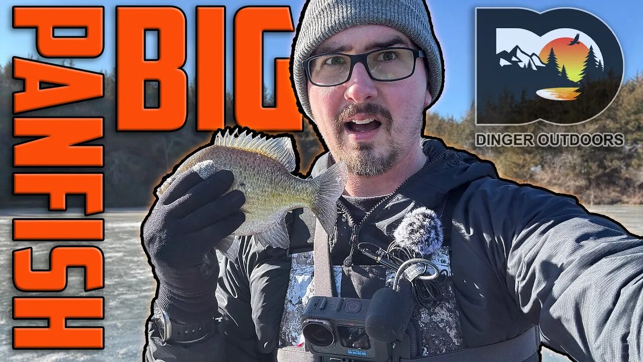 Midwest Ice Fishing: Landing Big Panfish & Chasing a New PB!