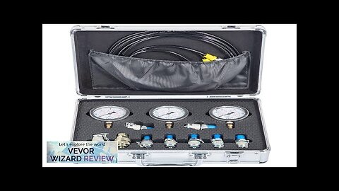 VEVOR Hydraulic Pressure Test Kit 25/40/60Mpa/9Couplings Excavator Parts Hydraulic Tester Review