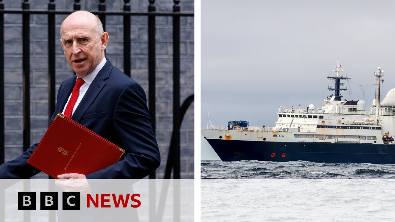 UK warns Putin after Russian spy ship returns to British waters | BBC News