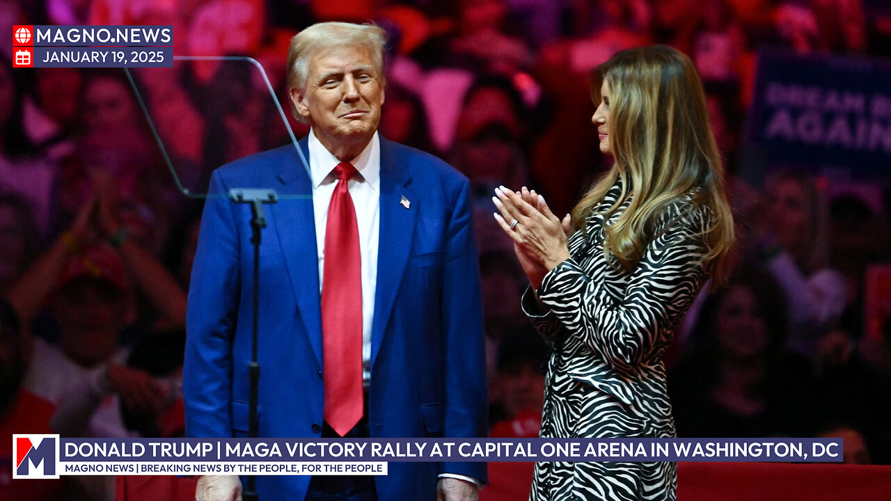 Donald Trump | MAGA Victory Rally at Capitol One Arena in Washington, DC (Jan 19, 2025) [LIVE]