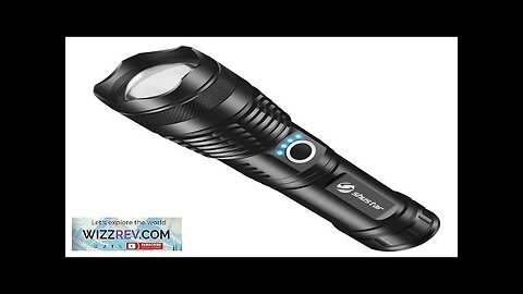 High Power LED Flashlight Camping Torch With 4 Core P50 Lamp Bead Review