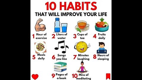 10 habits that will improve your life