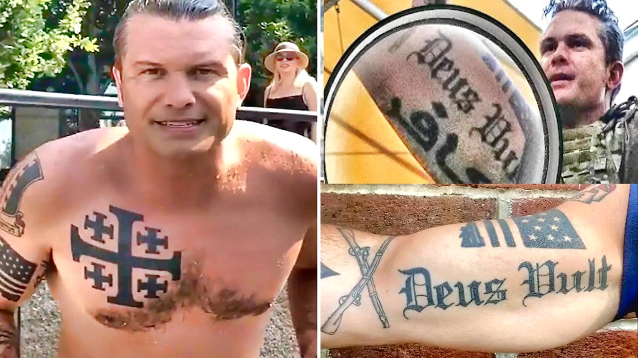 Pete Hegseth, US Defense Secretary, Has a New Tattoo Written in Arabic Declaring Himself a ‘Kafir.’