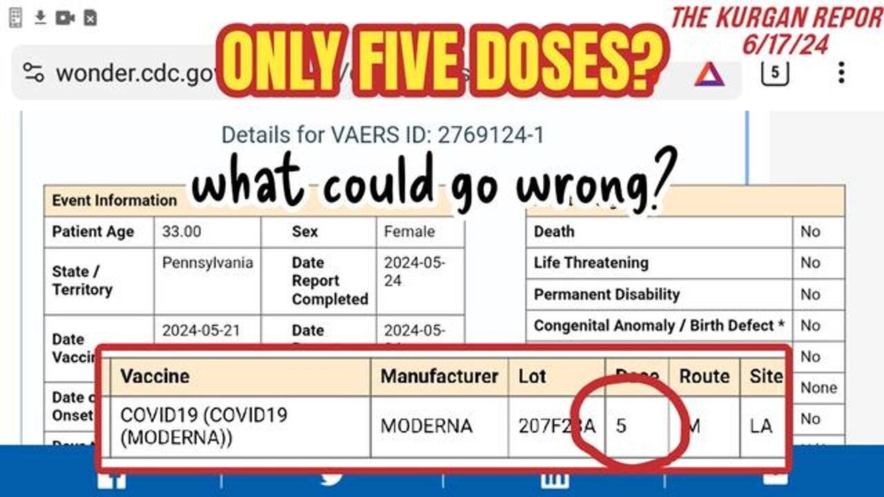 VAERS: 33YR OLD SOON-TO-NOT-BE MOM STILL DOESN'T GET IT...