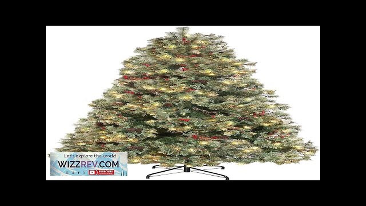 DECSPAS 6ft Pre-lit Artificial Holiday Christmas Tree with 765 Frosted Tips 320 Review