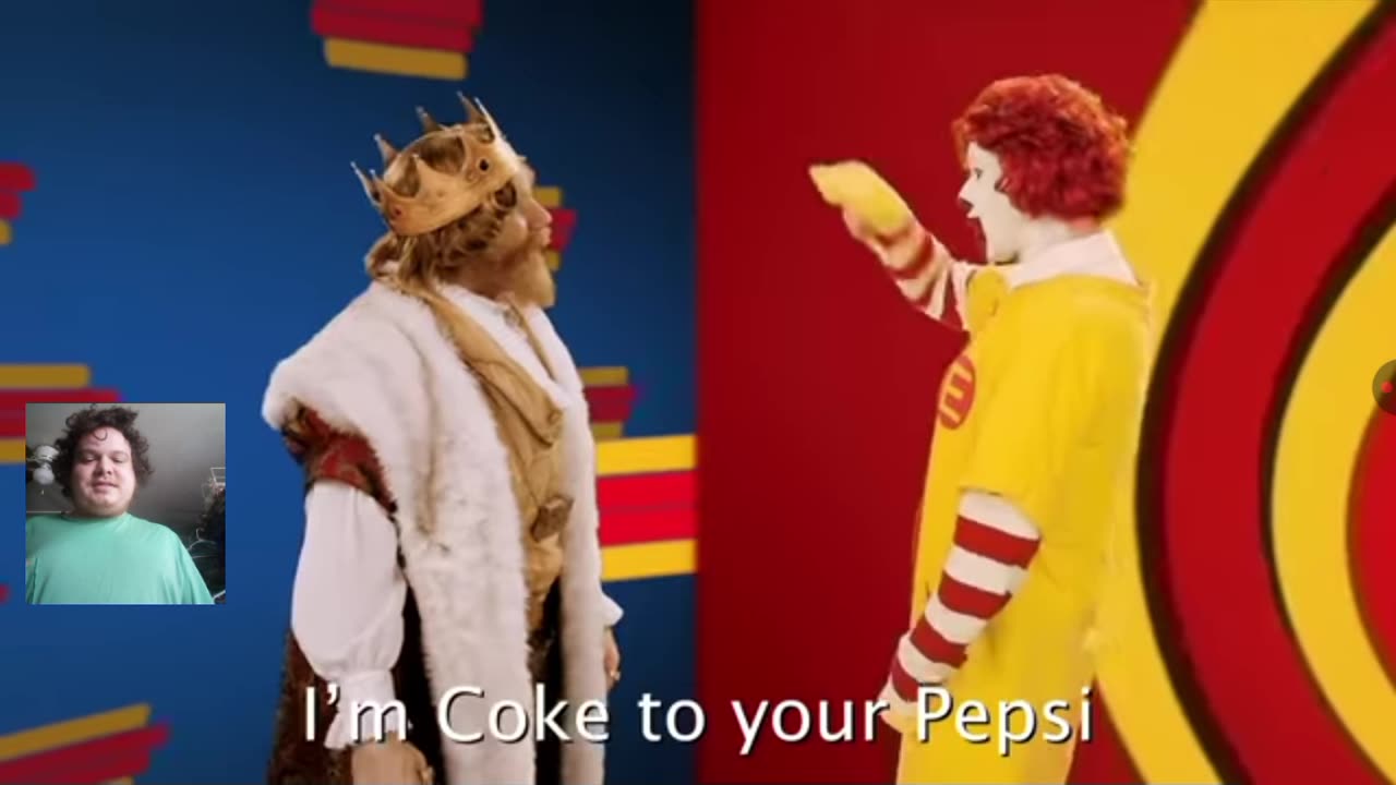 Reacting To Ronald McDonald Vs. The Burger King - Epic Rap Battles Of History