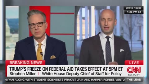 Stephen Miller Makes Fake Jake Tapper Look and Sound Like a Fool