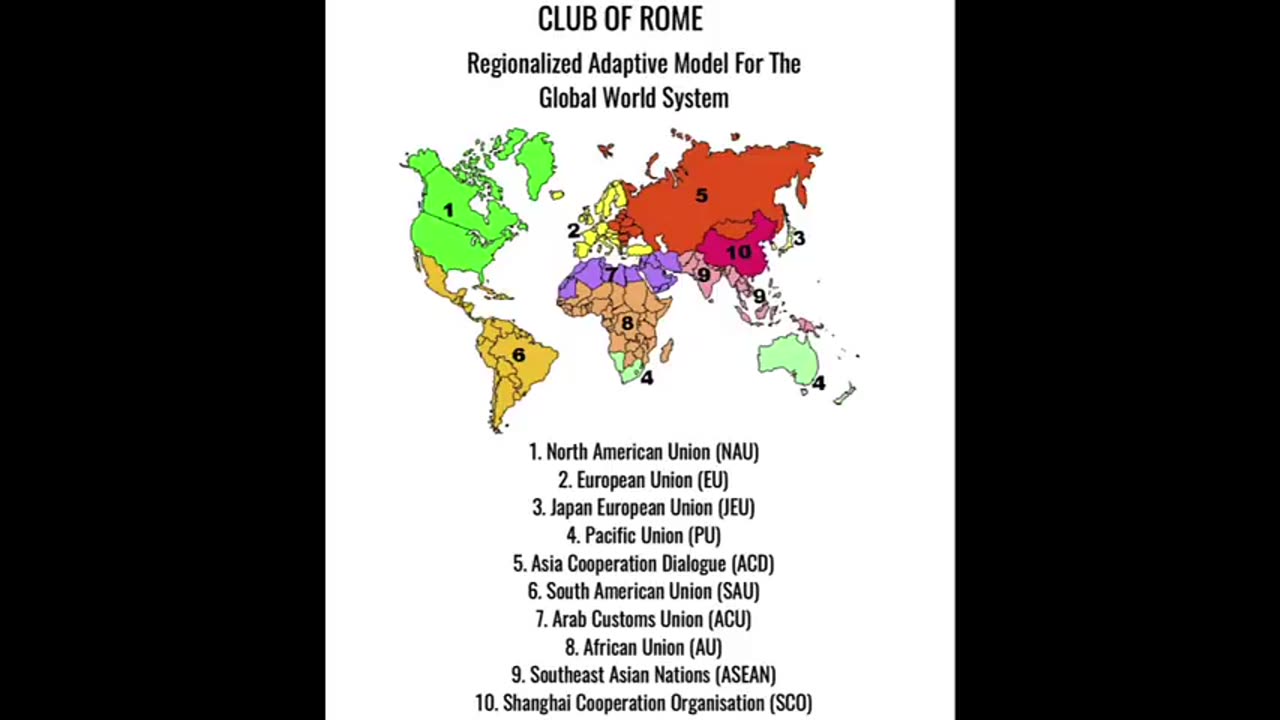 Trump Ushering in the New World Order – 10 Kingdoms of the World Plan Directly From “Club of Rome”