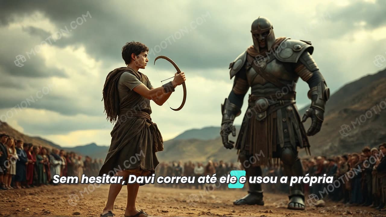 Davi e Golias: Coragem e Fé