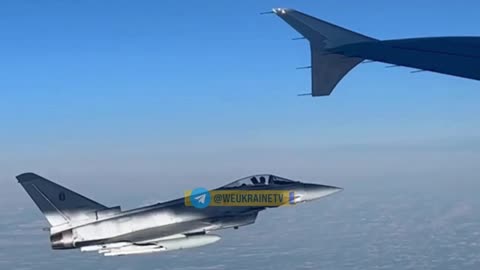 Zelenskyys Plane Escorted by Fighter Jets in Italy