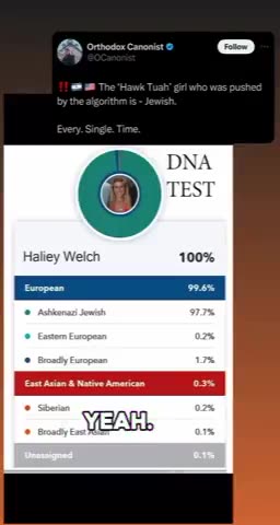The “Hawk Tuah“ Girl Who Was Pushed By The Algorithm Is - Jewish
