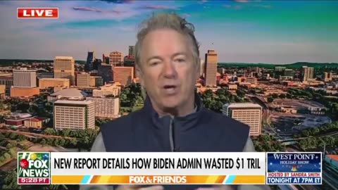 Rand Paul analizza alcuni dei trilioni di dollari di spreco pubblico