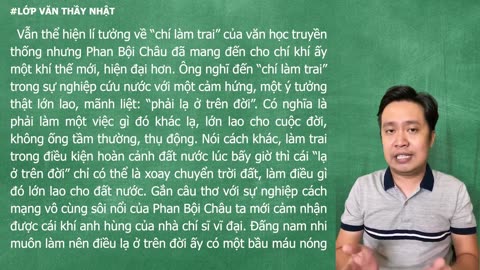 19. Lưu Biệt Khi Xuất Dương - ngữ văn 12 - Lớp văn thầy Nhật.mp4