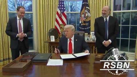 RSBN President Trump signs Executive Orders to allow paper straws in restaurants 2-10-25