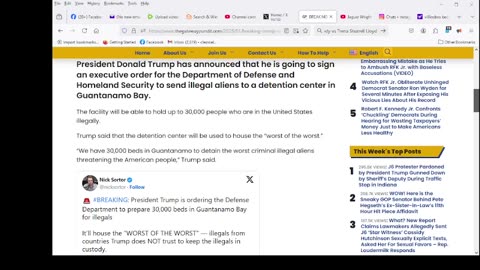 Trump Will Sign Executive Order to Send Illegal Aliens to Guantanamo Bay Facility That Can Hold